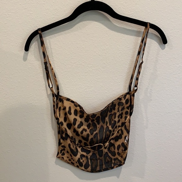Splash of Leopard 🐆 Verge Girl Cheetah Crop Top - Picture 7 of 8